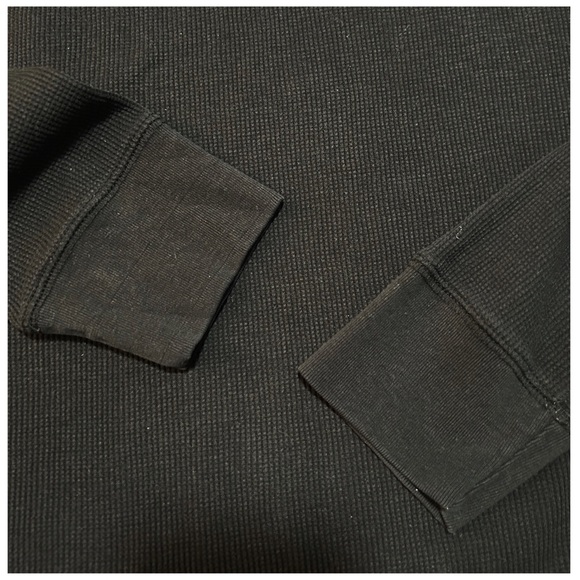 Vintage UNISEX Ecko UNLTD Rhino Crew 72, Long Sleeve Waffle Black Shirt, Size L - Picture 9 of 11